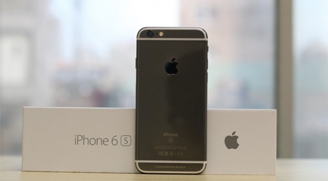 iPhone 6S Black Gold